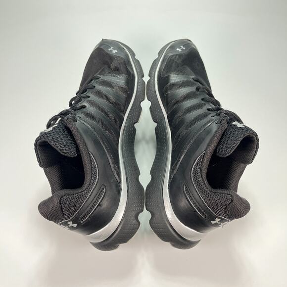 Under Armour Micro G Pulse II Black Running Shoes 111255147-001 Men’s Size 9.5E - Picture 7 of 11